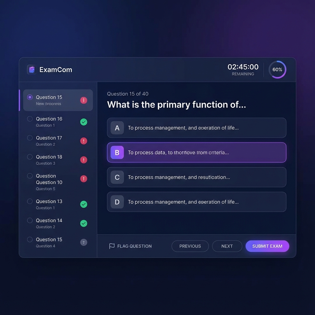 ExamCom - Exam taking platform developed by UpNXT IT Solutions Pune